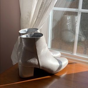 A New Day Metallic Heeled Boots - Size 10